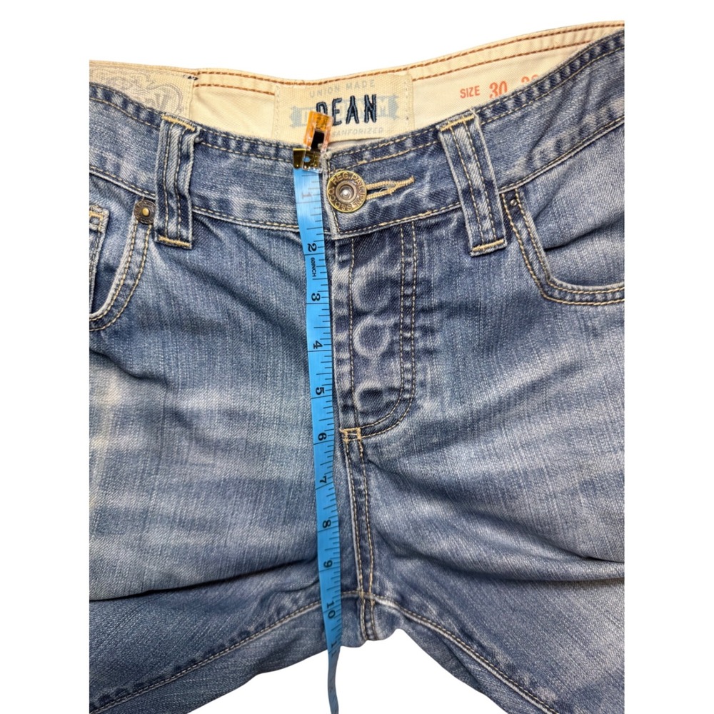 Superdry Dean Jeans Men's 30x32 Slim Fit Denim Medium Wash Whiskering Faded - Picture 7 of 15